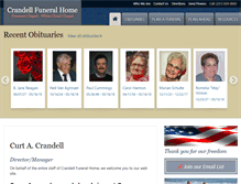 Tablet Screenshot of crandellfh.com